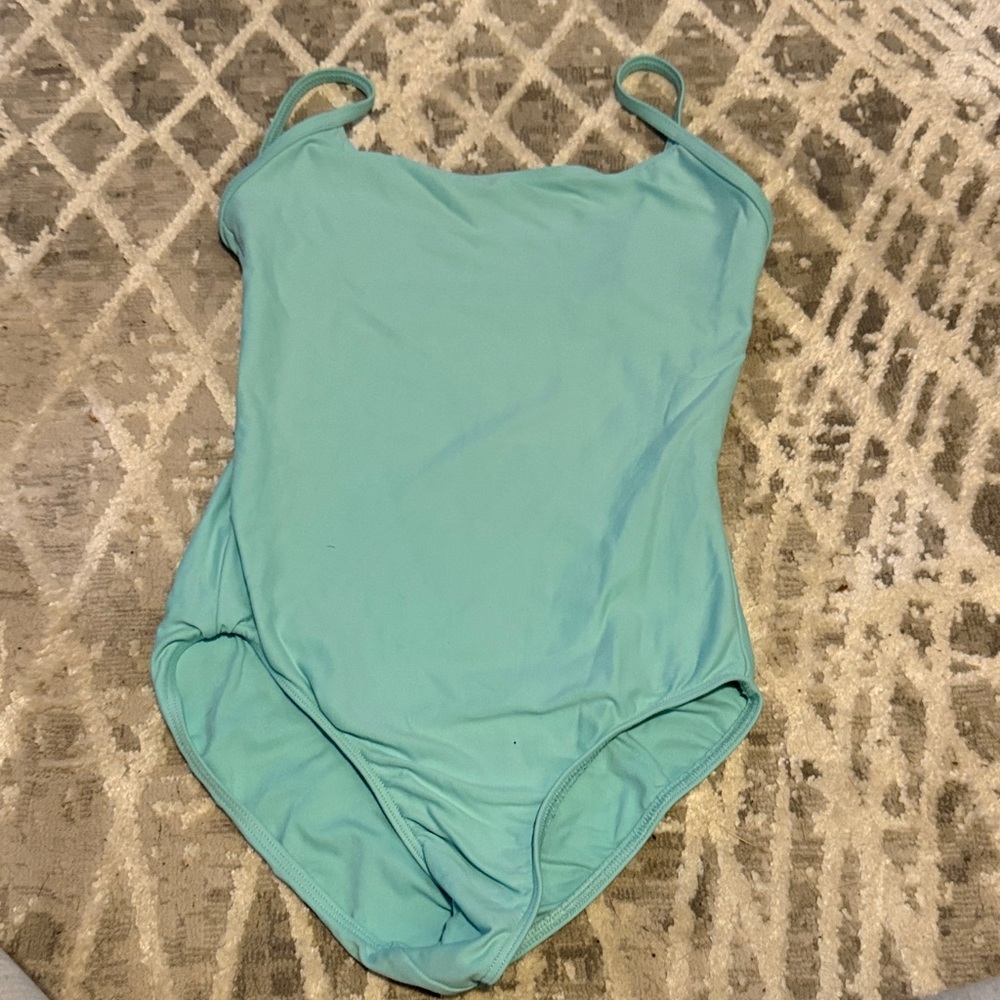 Aqua leotard on size small
